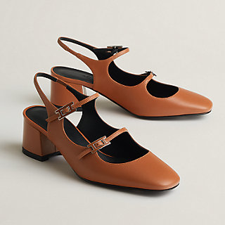 Jackie 50 pump - Brown | Hermès Netherlands Jackie 50 pump - Brown | Hermès Netherlands
